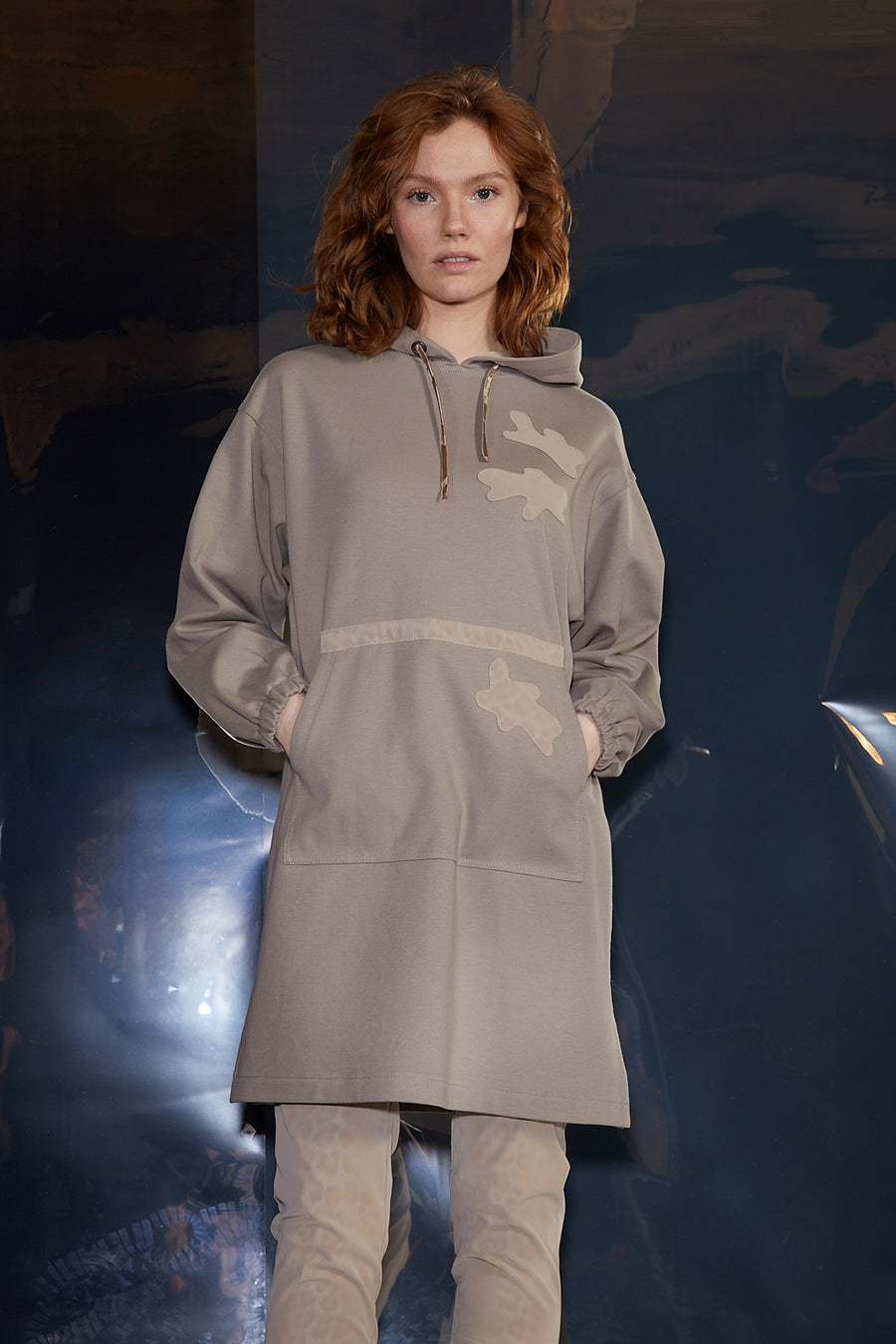 Oversized Hoodiekleid