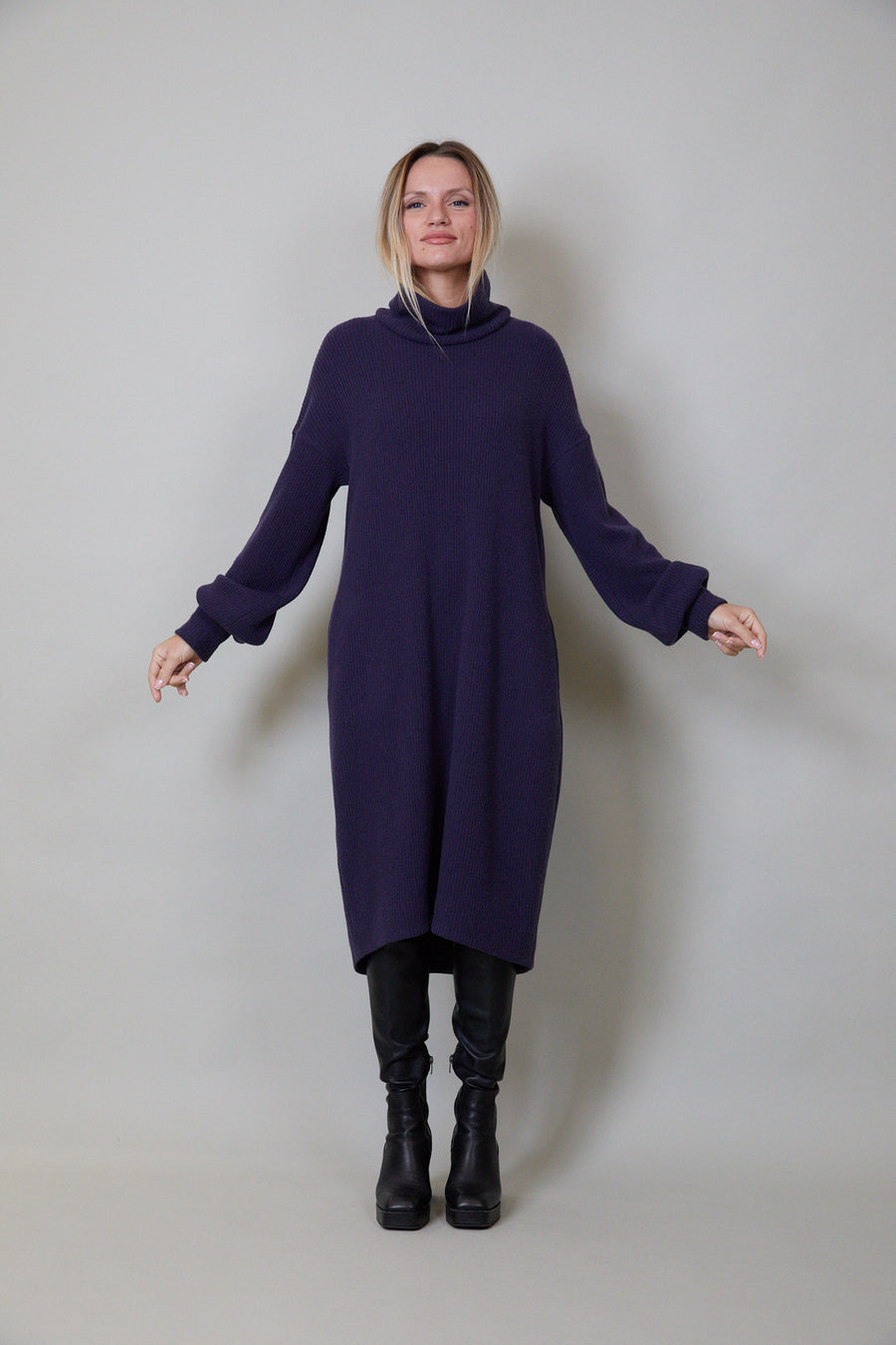 Rollkragenkleid