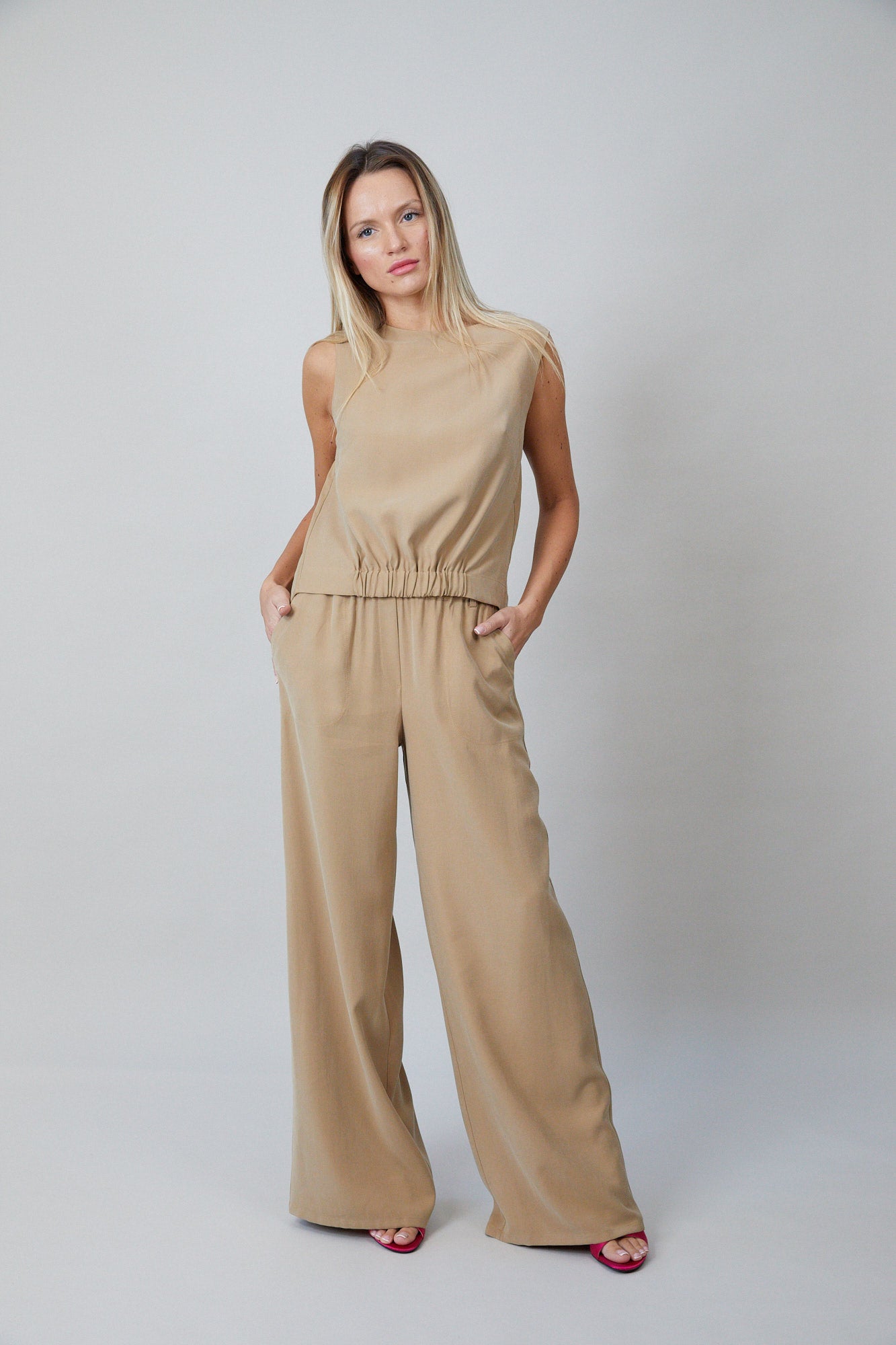 Ärmellose Bluse