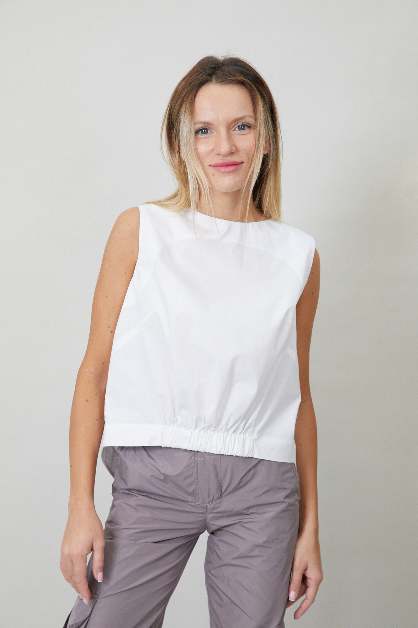 Ärmellose Bluse